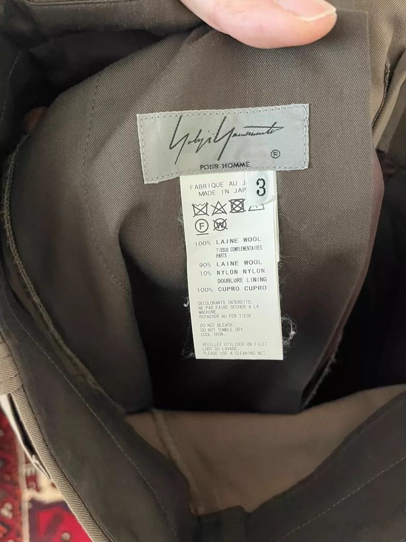Yohji Yamamoto Yohji Yamamoto size 3 Tawny Pants with Red Stripe Details p Size US 28 / EU 44 - 4 Thumbnail