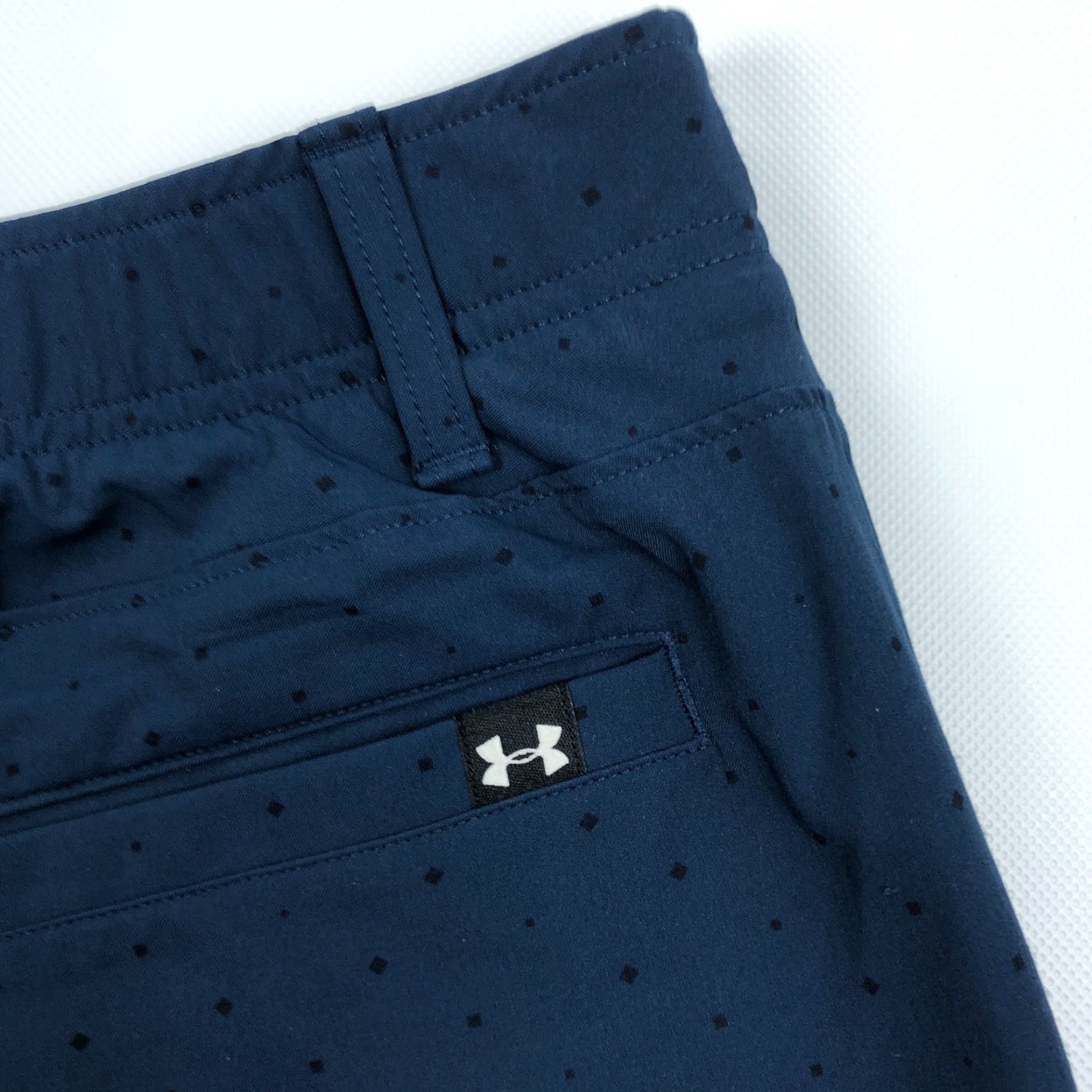 Under Armour Under Armour Mens Shorts 36 UA Geo Print Drive Performance Golf Chino Casual Summer Blue Size US 36 / EU 52 - 4 Thumbnail