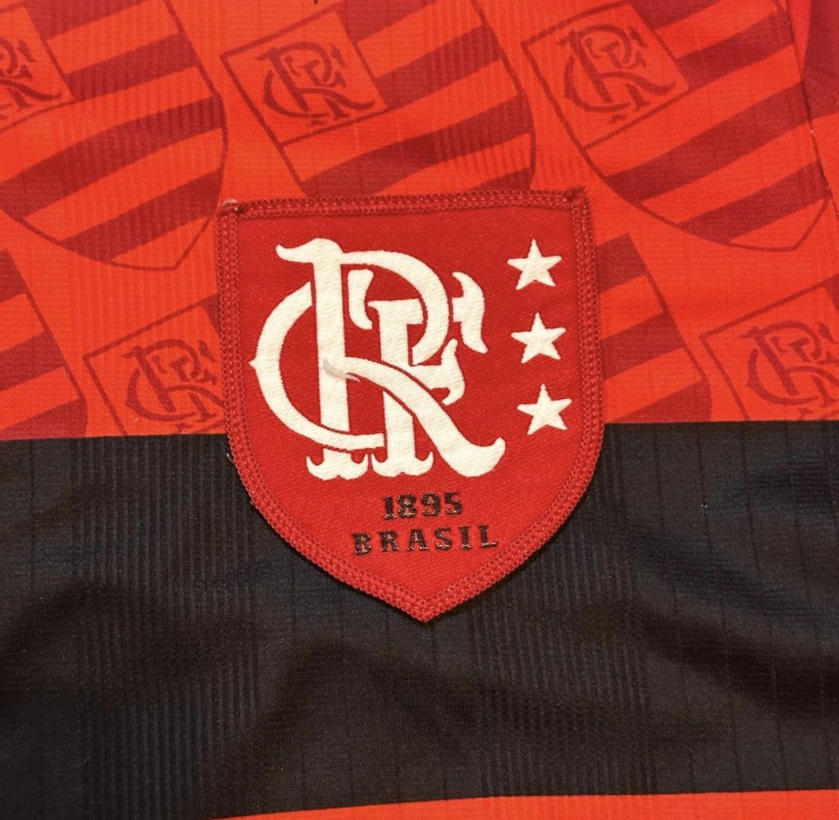 Umbro Vintage 1995 1996 Flamengo Home Soccer Jersey Size US L / EU 52-54 / 3 - 3 Thumbnail