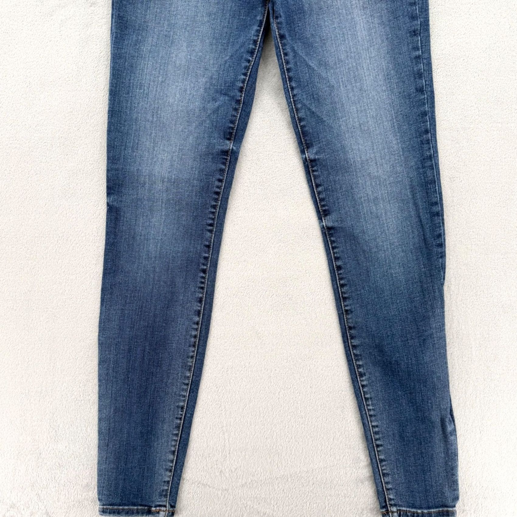 Vintage Kut from the Kloth Donna High Rise Skinny Jeans Dark Wash Blue Denim Size 2 Size 26" / US 2 / IT 38 - 4 Thumbnail