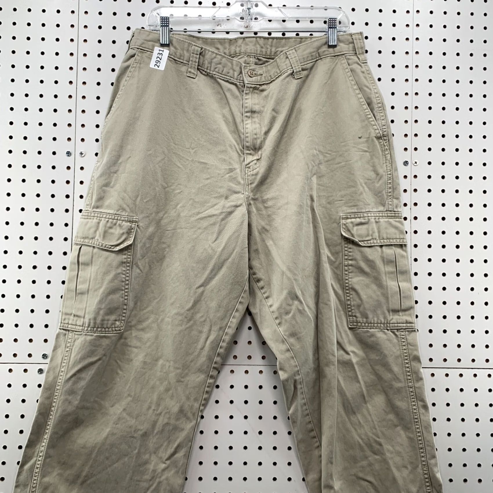 Dickies Vintage Dixie’s Pants Cargo Relaxed Beige Skateboard Size Fits 35x30 Mens Size US 35 - 2 Thumbnail