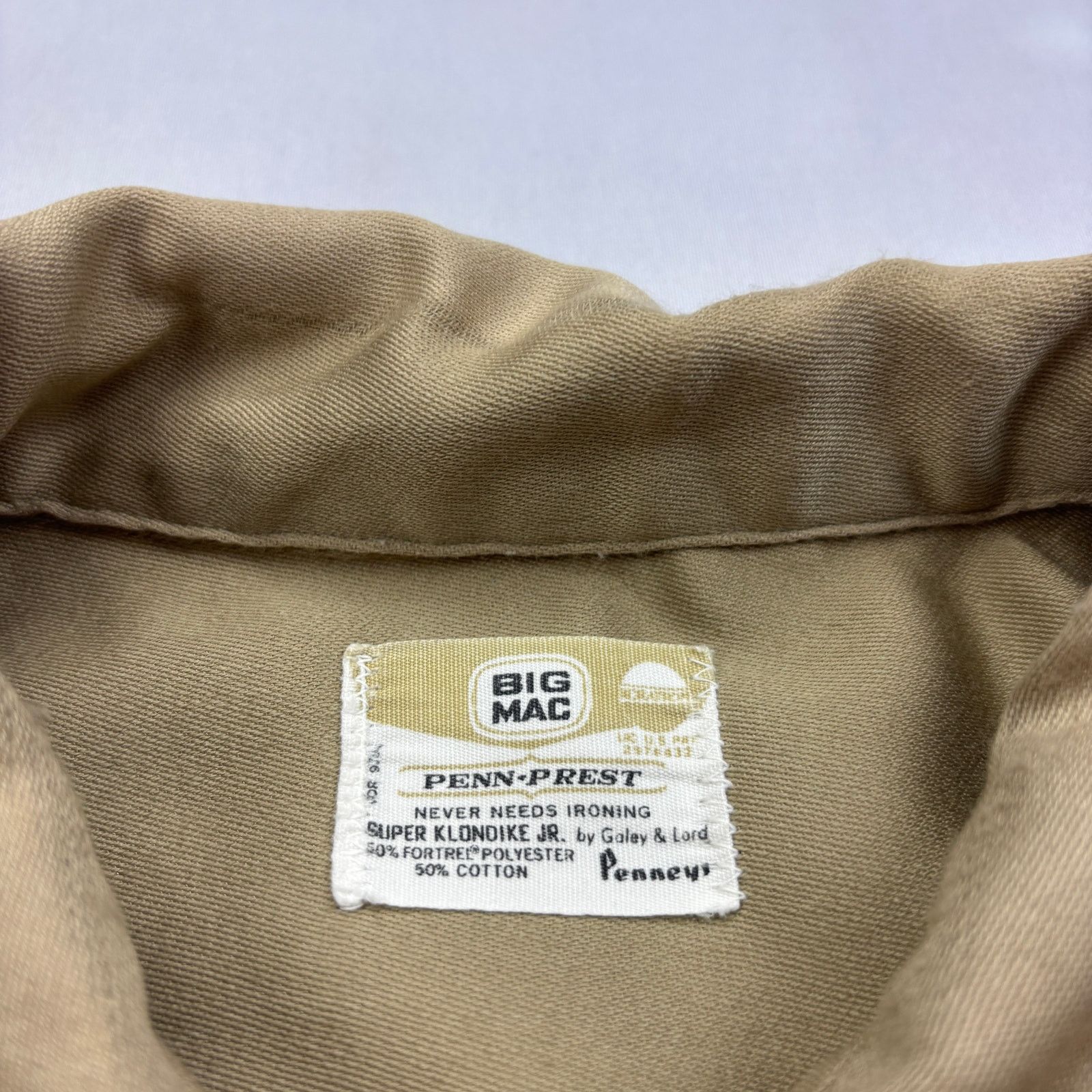 Vintage Vintage 70s Big Mac Penney's Penn Prest Work Shirt Men's M Size US M / EU 48-50 / 2 - 4 Thumbnail