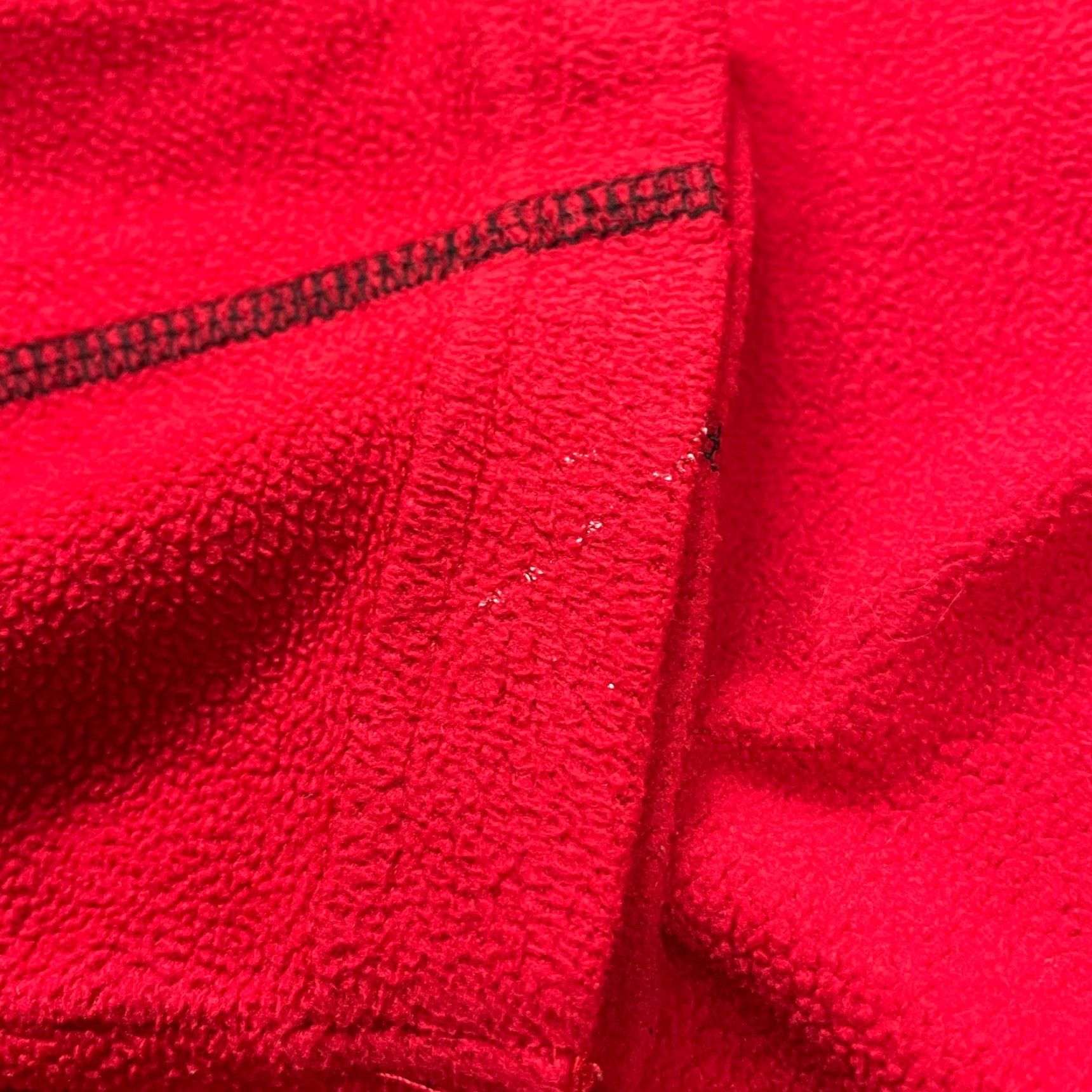 Vintage Columbia Mens Sweatshirt Red 1/4 Zip High Neck Fleece Jacket Outdoor 100% Polyester Stand-Up Collar Long Sleeve Mid-Length Regular Jacket Basic Size US M / EU 48-50 / 2 - 5 Thumbnail