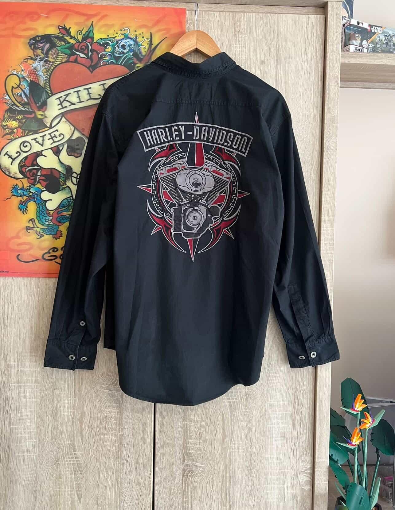 Harley Davidson Harley Davidson Mens Shirt Long Sleeve 🔥💥 Size US L / EU 52-54 / 3 - 1 Thumbnail
