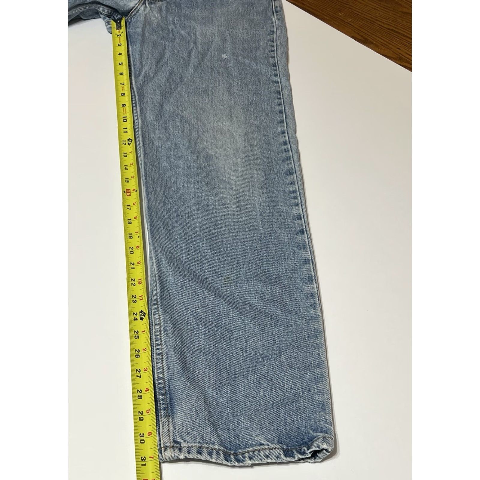 Levi's VINTAGE Levi's 550 Jeans Mens 32x31 Light Wash Blue Relaxed Tapered 5-Pocket Denim USA Size US 32 / EU 48 - 5 Thumbnail