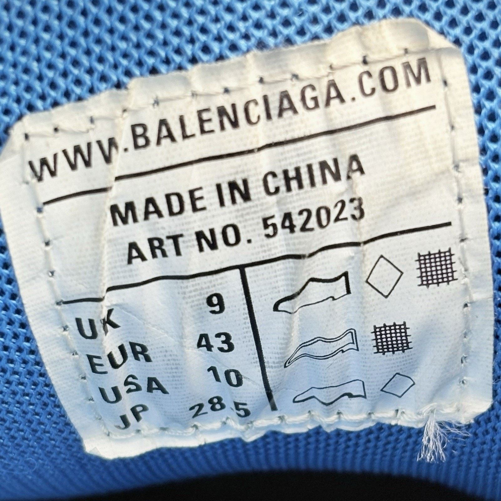 Balenciaga Balenciaga Track Sneaker ' Grey Blue ' | GOOD CONDITION! Size US 10 / EU 43 - 16 Thumbnail