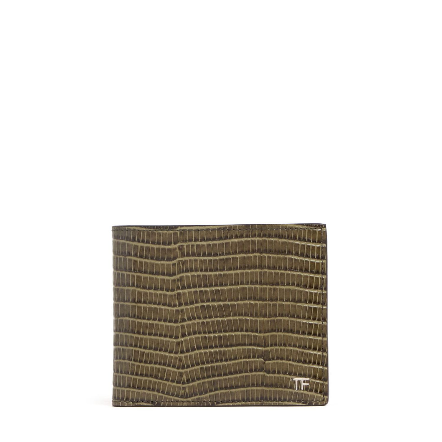 Tom Ford TOM FORD State Green Leather Wallet New & Authentic Size ONE SIZE - 1 Preview