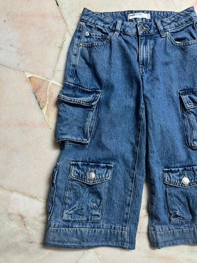 Japanese Brand Jorts Japanese Garage Denim Multipocket Travis Scott style Size 25" / US 0 / IT 36 - 3 Thumbnail