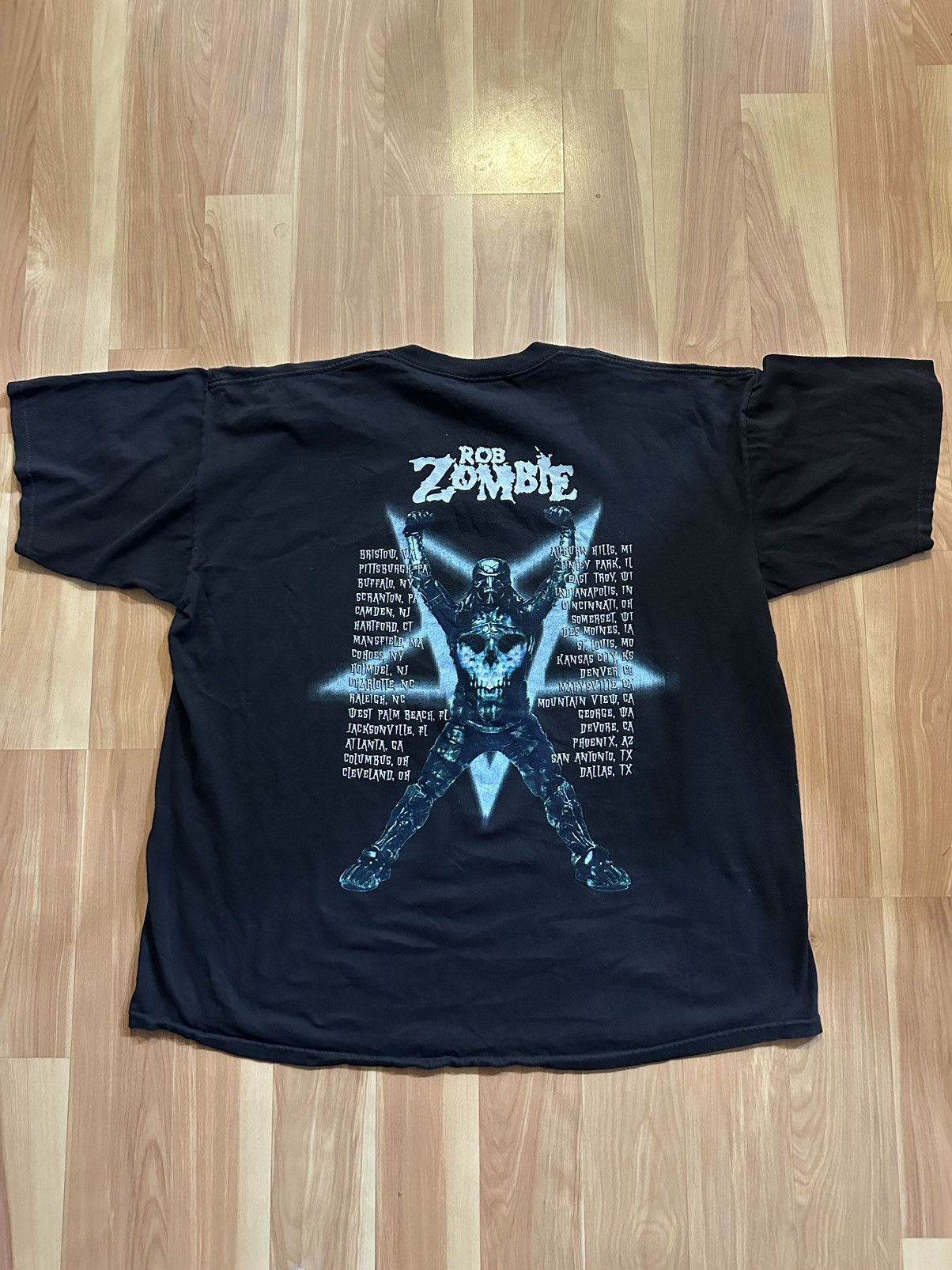 All Sport Vintage Rob Zombie The Great American Nightmare Tour Tee Size US XXL / EU 58 / 5 - 2 Thumbnail