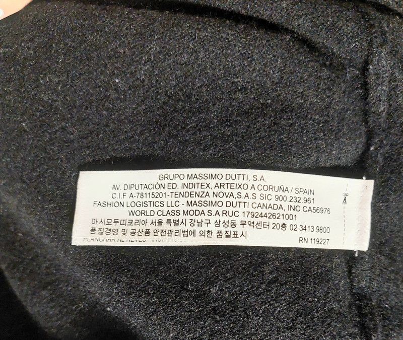 Massimo Dutti 95% wool 5% cashmere sweater turtleneck jumper black vintage Size XS / US 0-2 / IT 36-38 - 9 Thumbnail