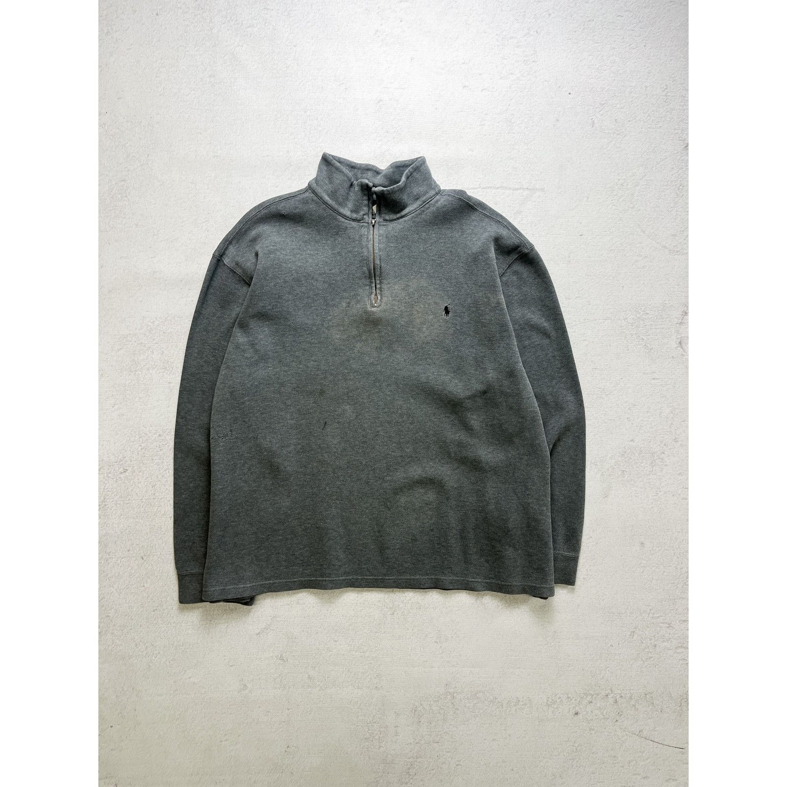 Polo Ralph Lauren Vintage 90s Polo Ralph Lauren 1/4 Zip Sweatshirt - Men's 2XL Size US XXL / EU 58 / 5 - 1 Thumbnail