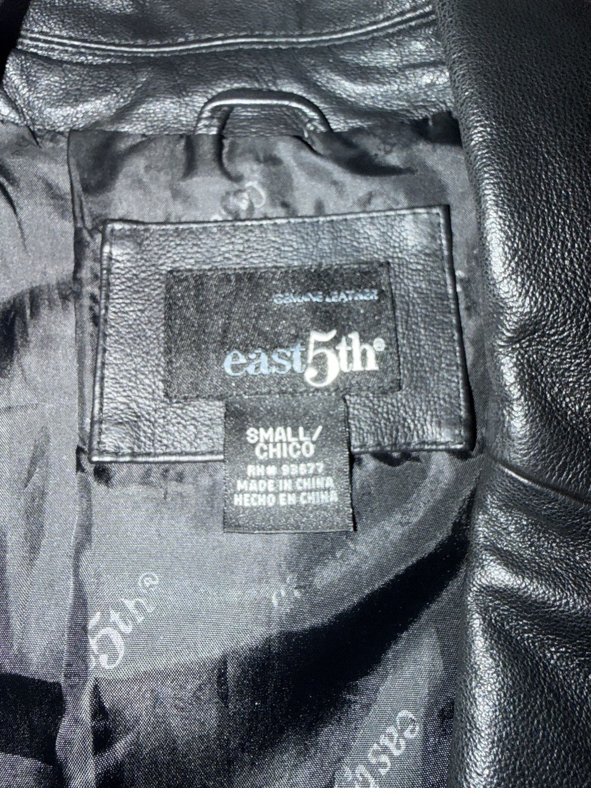 Leather East 5th Genuine Leather Jacket Size US S / EU 44-46 / 1 - 3 Thumbnail