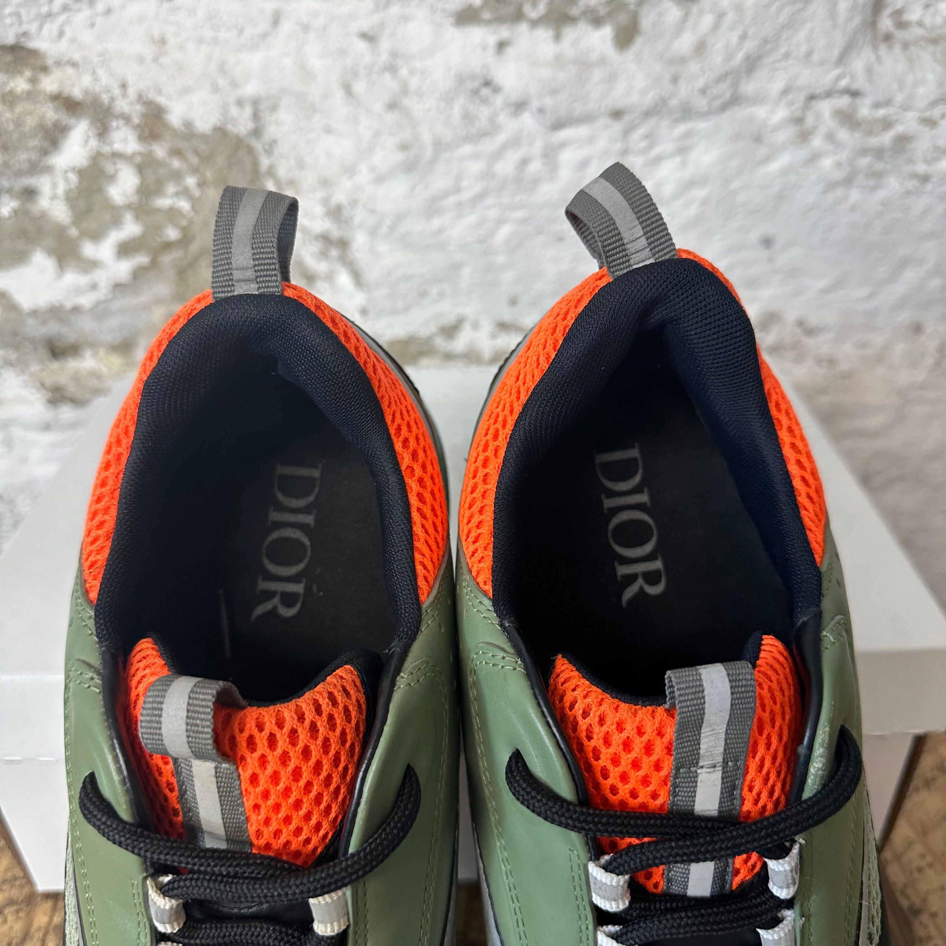 Dior Dior B22 Orange Green Black Sneaker Sz 12 (45) Size US 12 / EU 45 - 4 Thumbnail