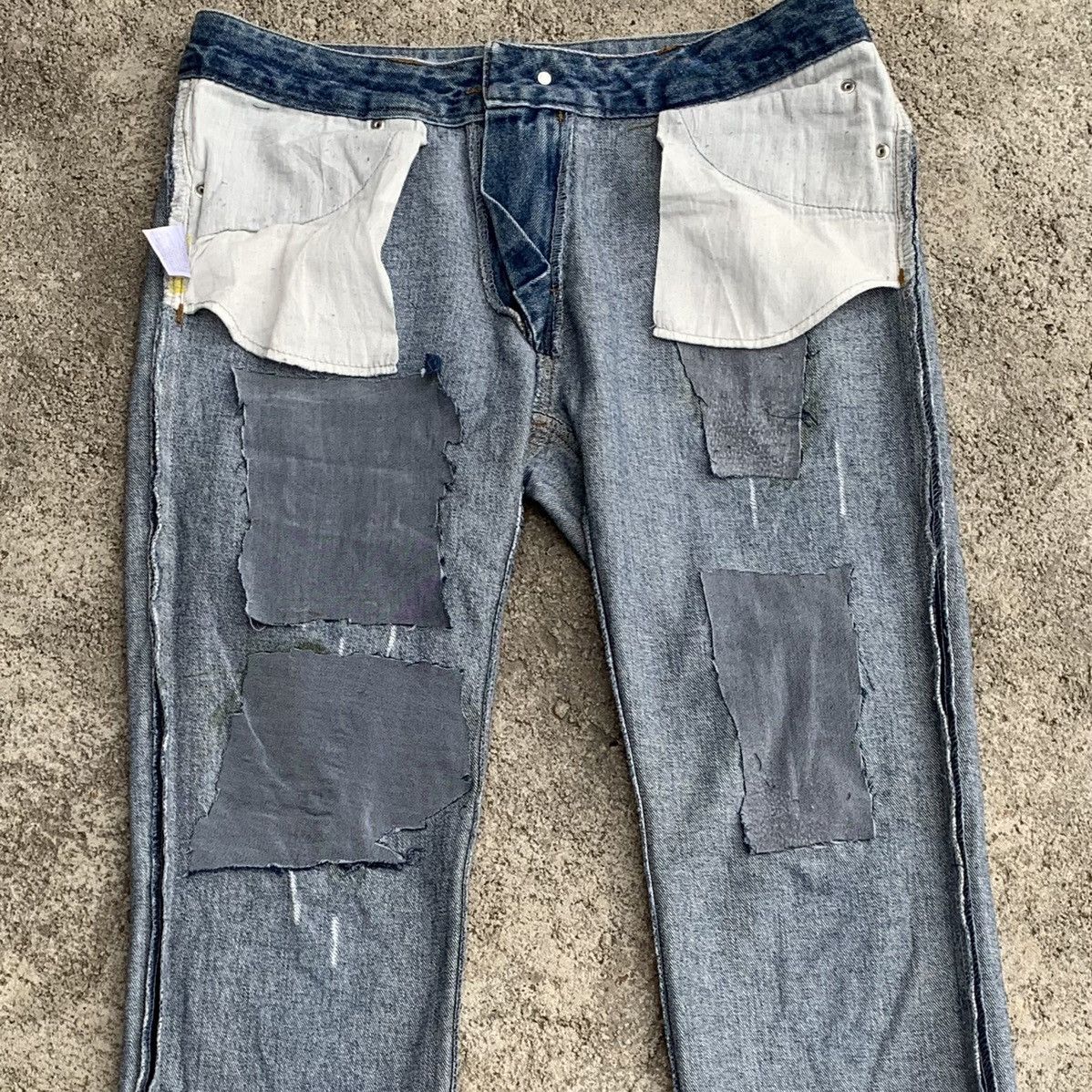 Hysteric Glamour Y2K Grunge Style Vintage Ripped ANAP Distressed Jeans W31 Size US 31 - 11 Thumbnail