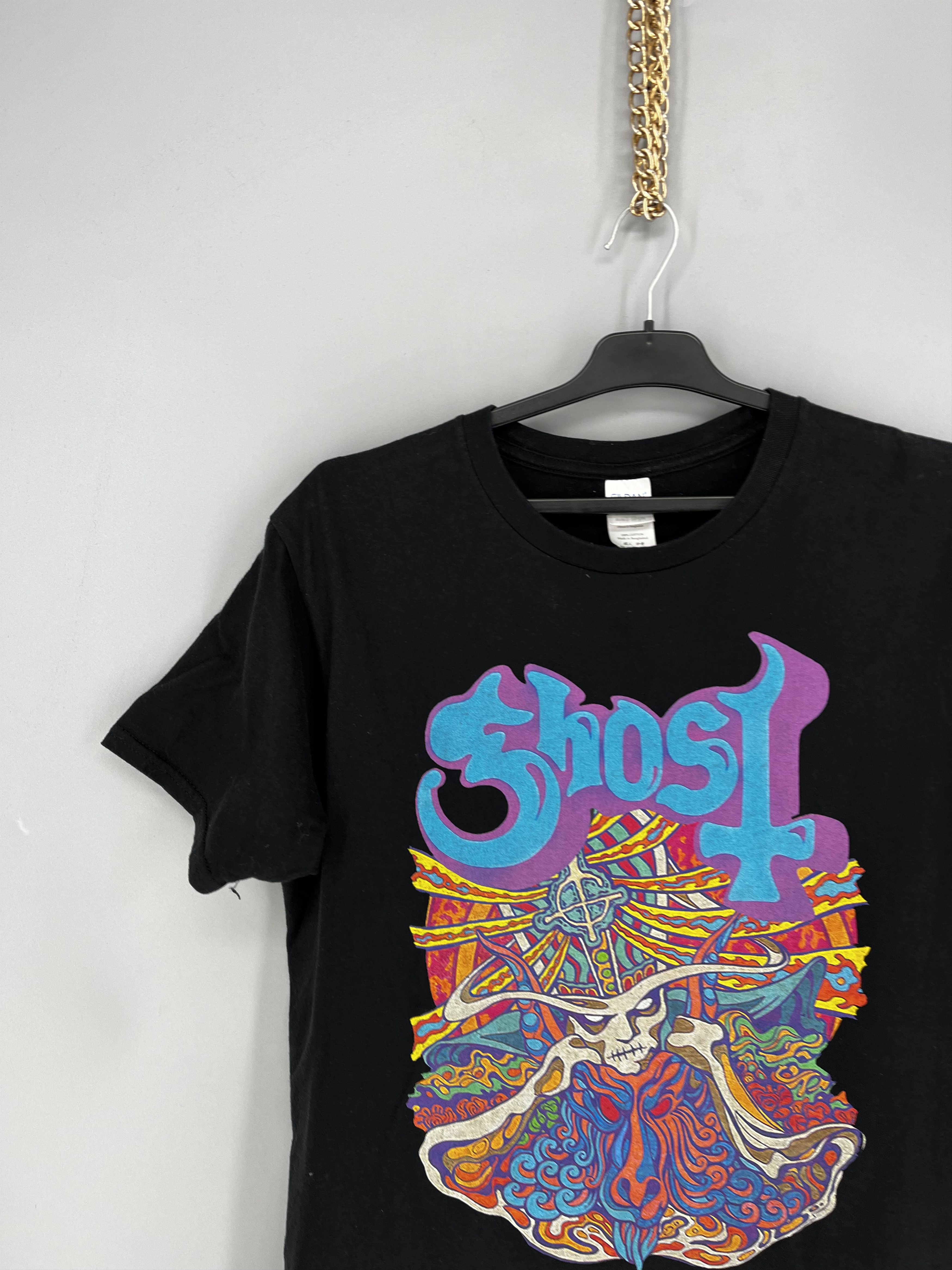 Band Tees GHOST AUTHENTIC 2019 ULTIMATE TOUR NAMED DEATH CONCERT TOUR Size US M / EU 48-50 / 2 - 4 Thumbnail