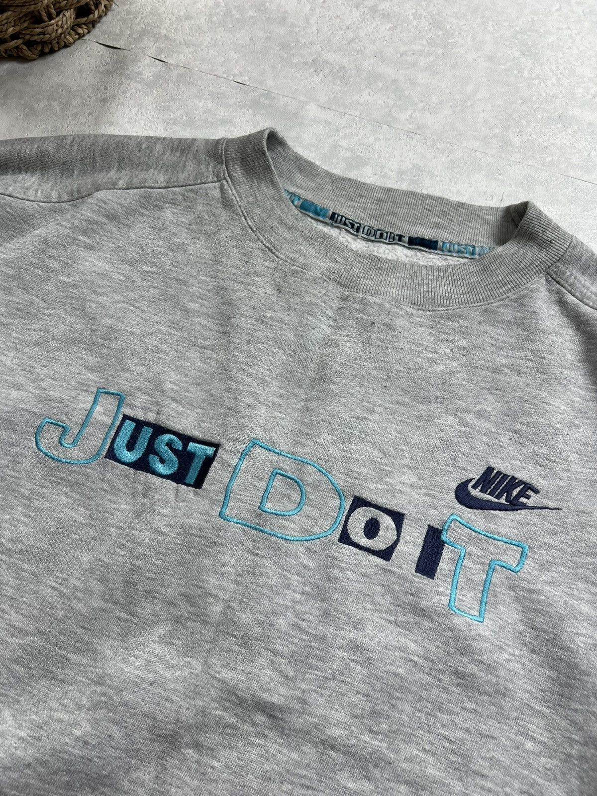 Nike 90s Nike Just Do It Vintage Y2K Boxy Retro Sweatshirt Size US XL / EU 56 / 4 - 4 Thumbnail