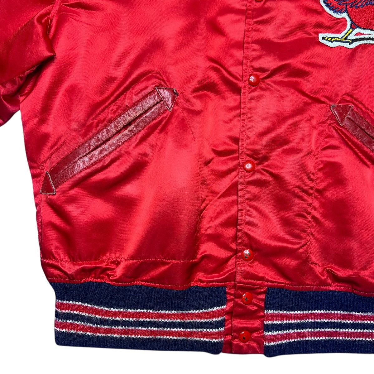 MLB Vtg 1960s MLB St. Louis Cardinals KM Pro Co Red Satin Jacket Size US L / EU 52-54 / 3 - 9 Thumbnail