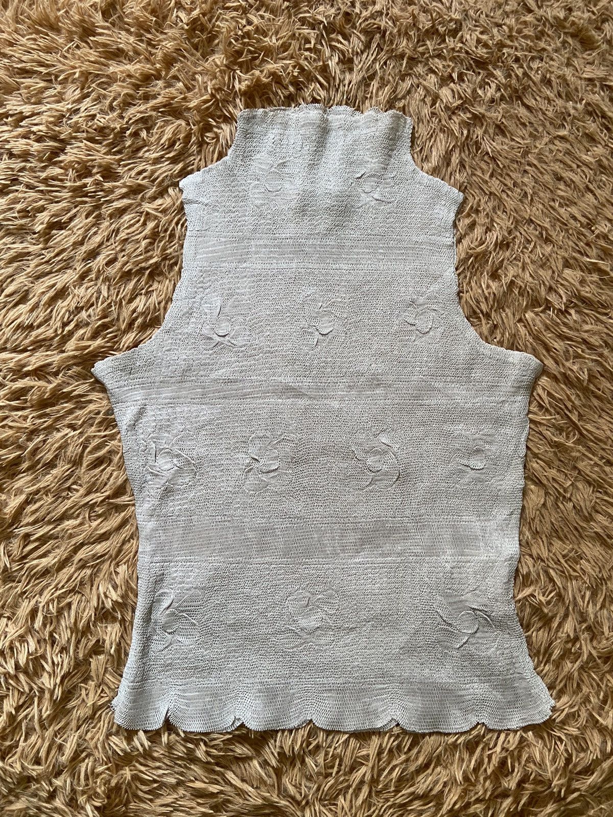 Issey Miyake Archive Yoshiki Hishinuma Floral Shibori Textured Mesh Top Size M / US 6-8 / IT 42-44 - 1 Thumbnail
