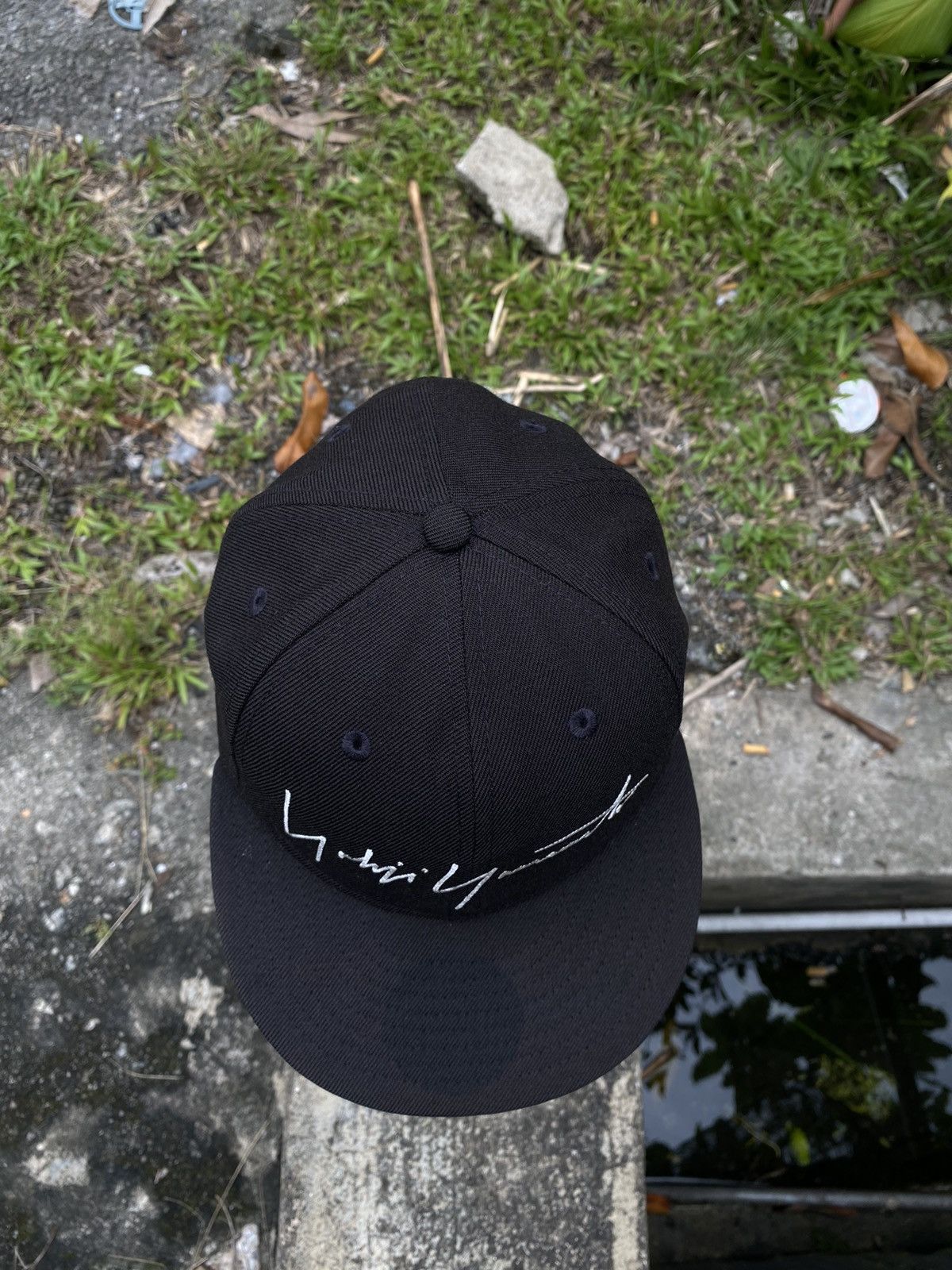 New Era × Yohji Yamamoto Yohji Yamamoto Signature X New Era Full Hat Baseball Size ONE SIZE - 5 Thumbnail
