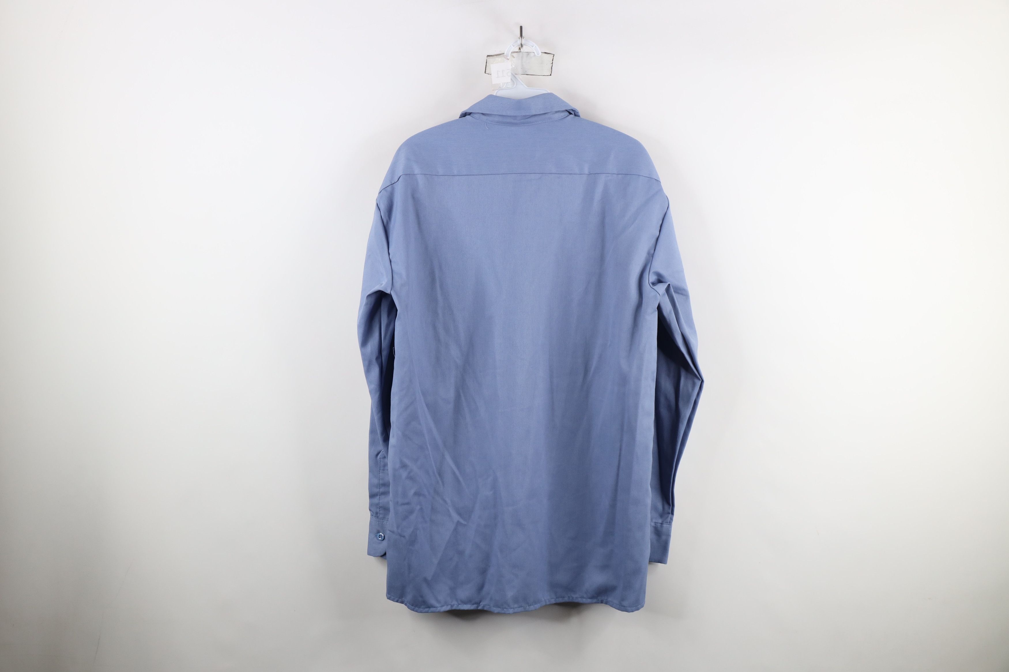 Dickies × Vintage Deadstock Vintage Y2K Dickies Workwear Button Shirt Blue Size US S / EU 44-46 / 1 - 11 Thumbnail