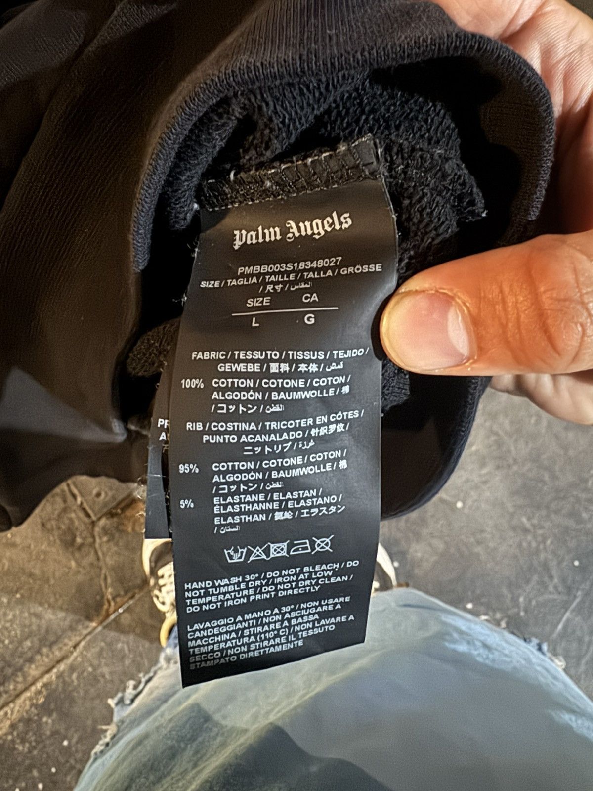 Designer × Palm Angels Palm Angels black dance of death hoodie, size large Size US L / EU 52-54 / 3 - 5 Thumbnail
