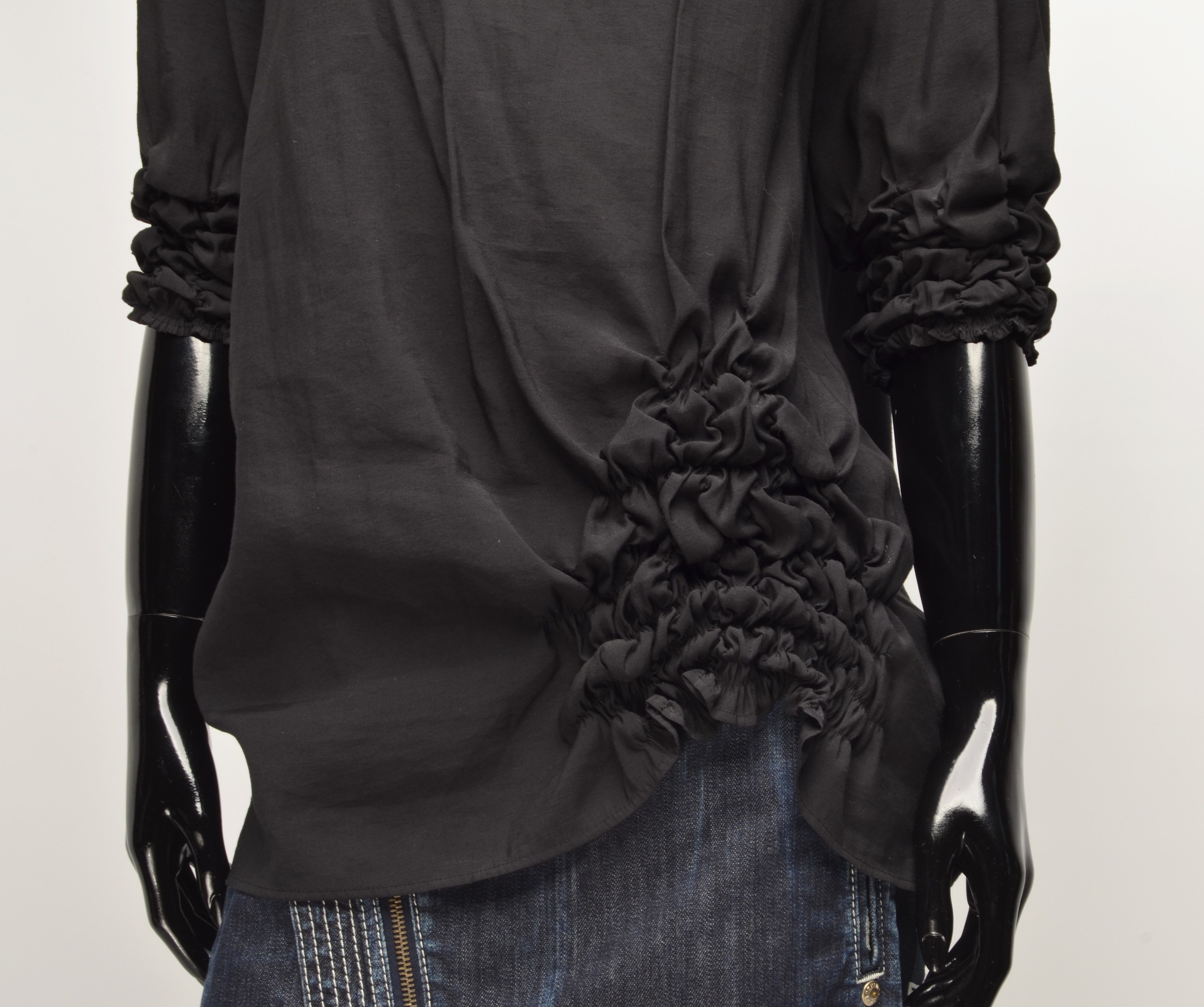 Cos COS Avant Garde Textured 3/4 Sleeve Blouse Size M / US 6-8 / IT 42-44 - 3 Thumbnail