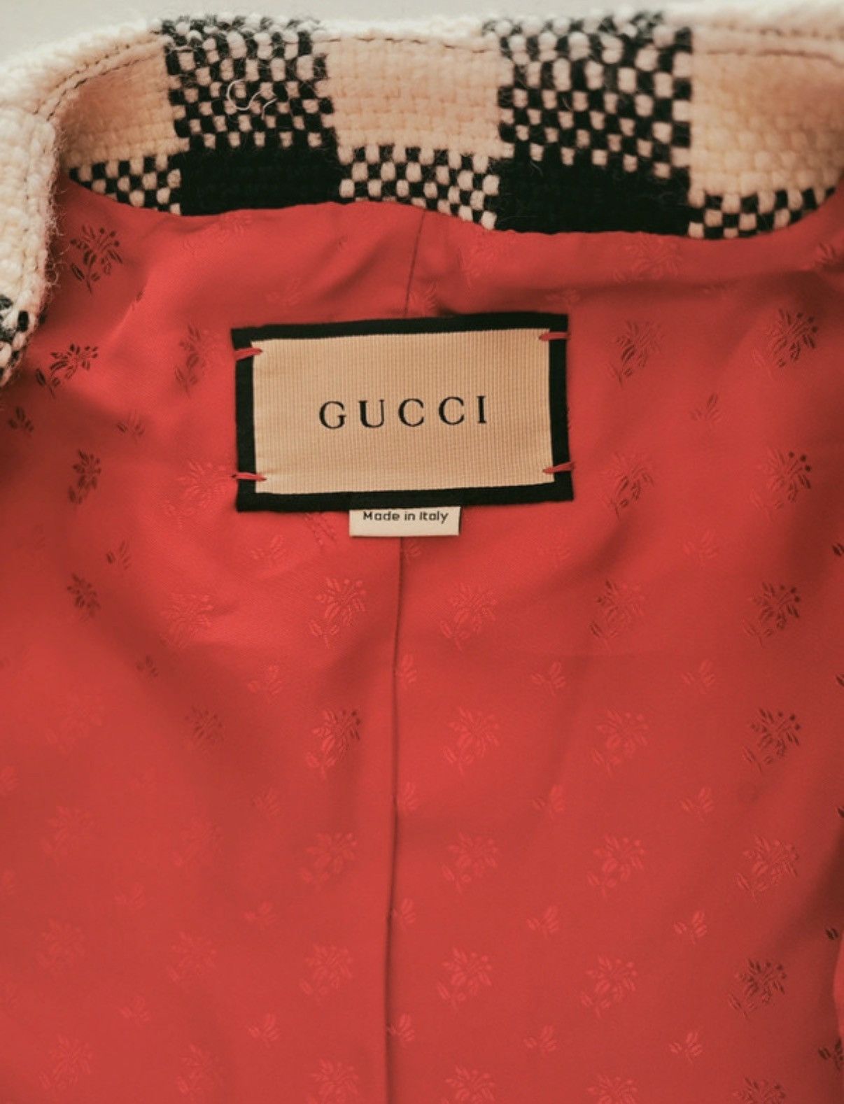 Gucci Gucci FW 2023 Gingham tweed blazer Size S / US 4 / IT 40 - 6 Thumbnail
