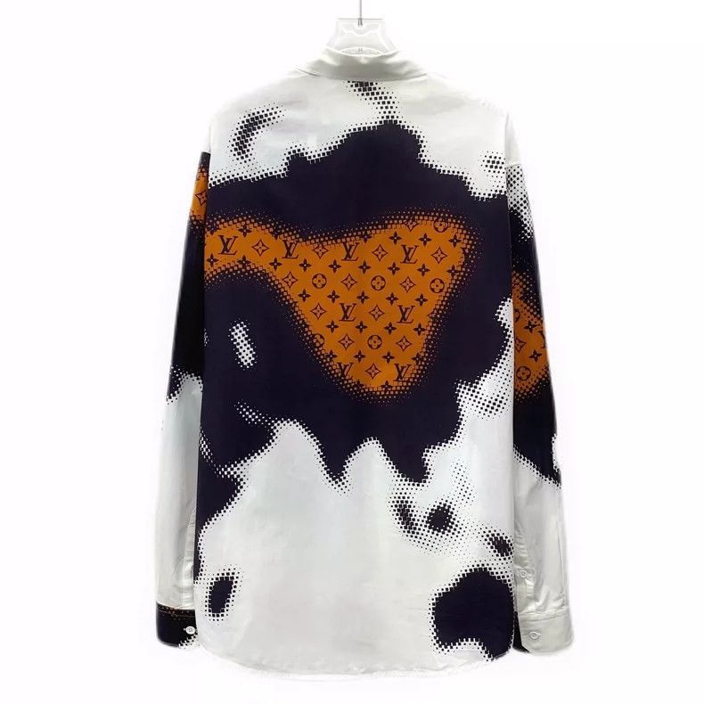 Louis Vuitton Louis Vuitton Colorful Logo Long Sleeve Shirt -2505 Size US XXL / EU 58 / 5 - 2 Thumbnail