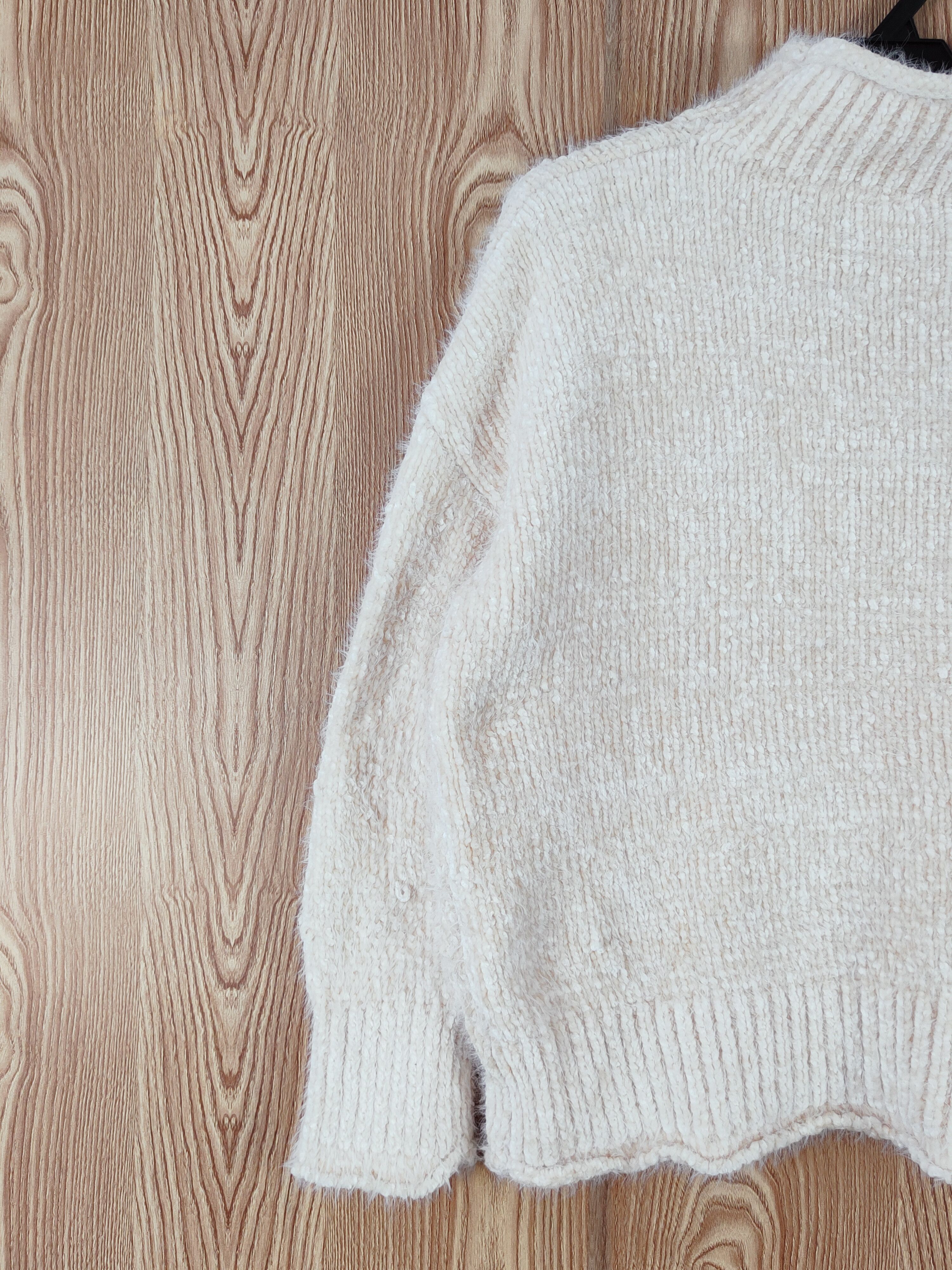 Japanese Brand × Vintage Pigment Cream Shag Shaggy Fur Mohair Knitwear #W759 Size S / US 4 / IT 40 - 8 Thumbnail
