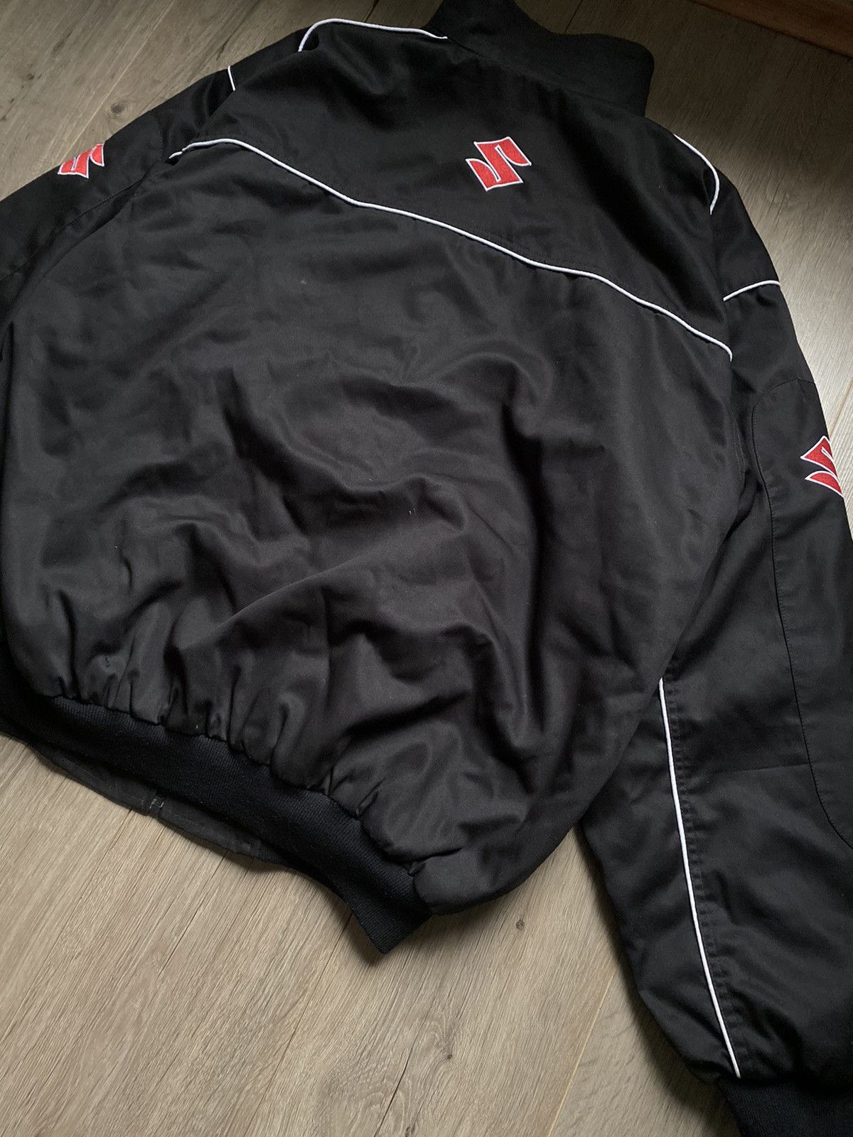 Other wA Vintage RALLI ART SUZUKI SPLIT FIRE PURPLE BOMBER JACKET Size US L / EU 52-54 / 3 - 7 Thumbnail
