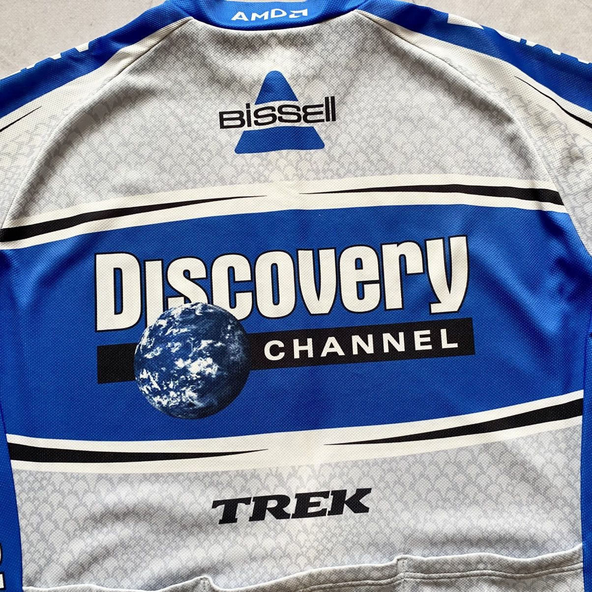 Vintage 90s Nike Discovery Channel Trek Cycling Bike Velo Jersey Y2K Size US L / EU 52-54 / 3 - 6 Thumbnail