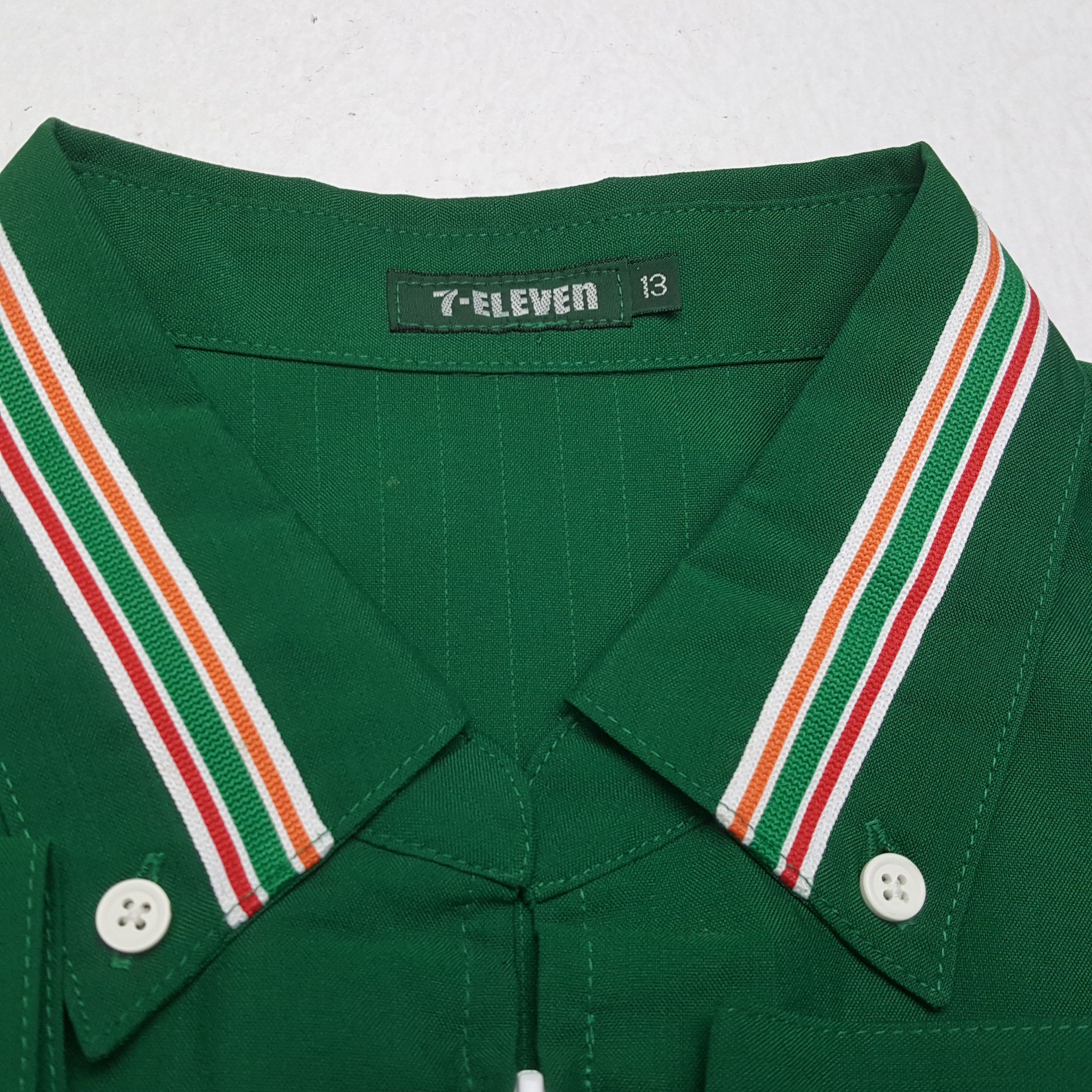 Japanese Brand × Vintage Vintage 7-ELEVEn Japanese Workers Uniform Shirt Jacket Size US M / EU 48-50 / 2 - 10 Thumbnail