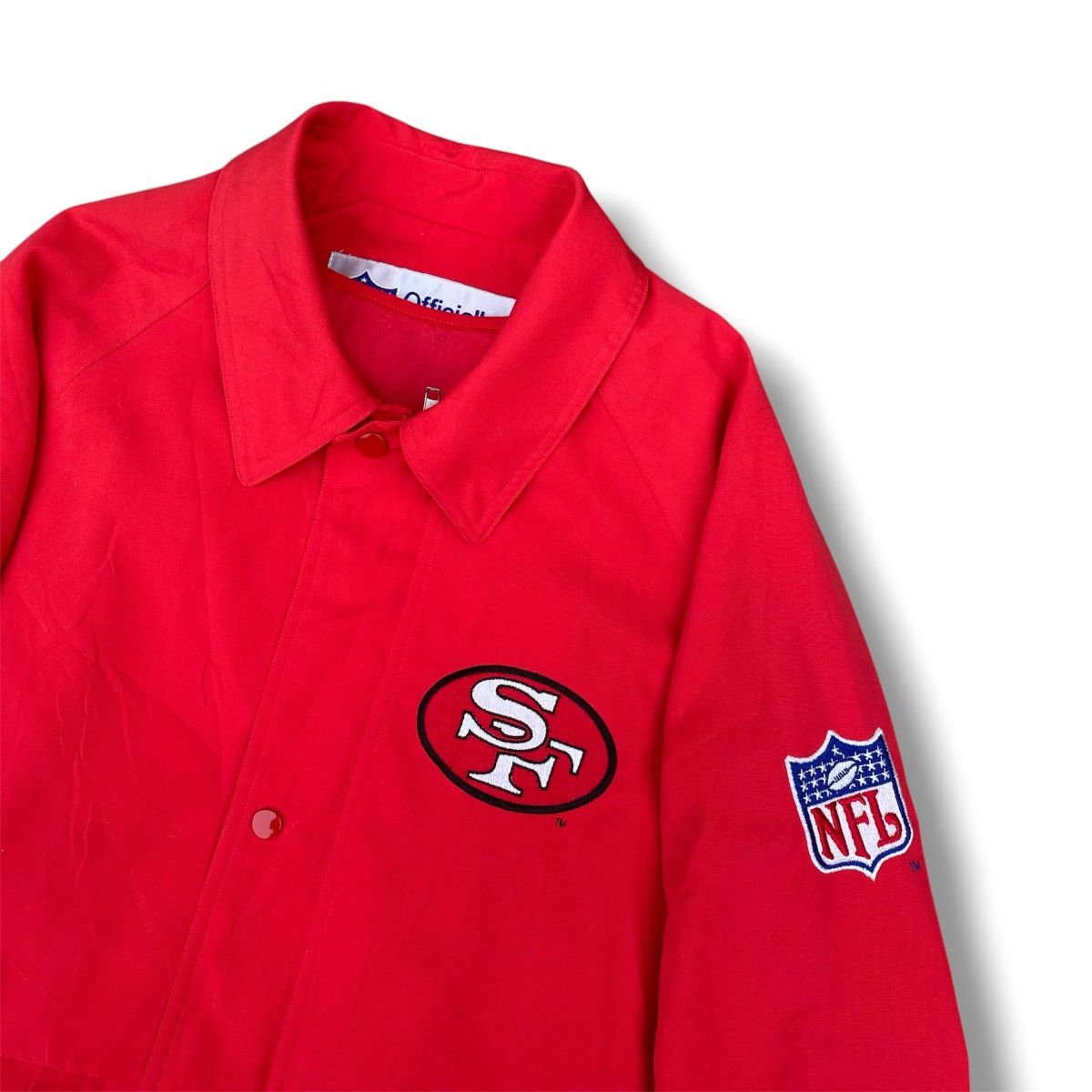 NFL Vintage San Francisco 49ers NFL Team Coach Jacket. #G7 Size US XL / EU 56 / 4 - 2 Thumbnail