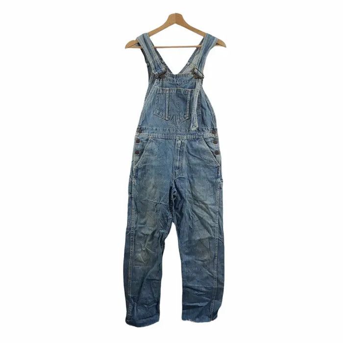 Big John Vtg BIG JOHN DENIM Jeans Trucker Coverall Overall Workwear Size US M / EU 48-50 / 2 - 1 Thumbnail