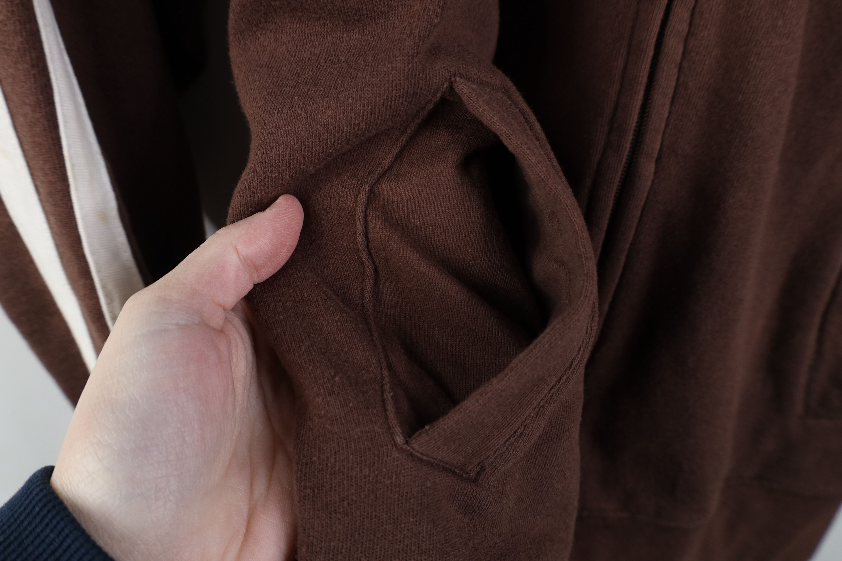 Aeropostale Vintage 90s Y2K Aeropostale Full Zip Sweatshirt Jacket Brown Size US M / EU 48-50 / 2 - 8 Thumbnail