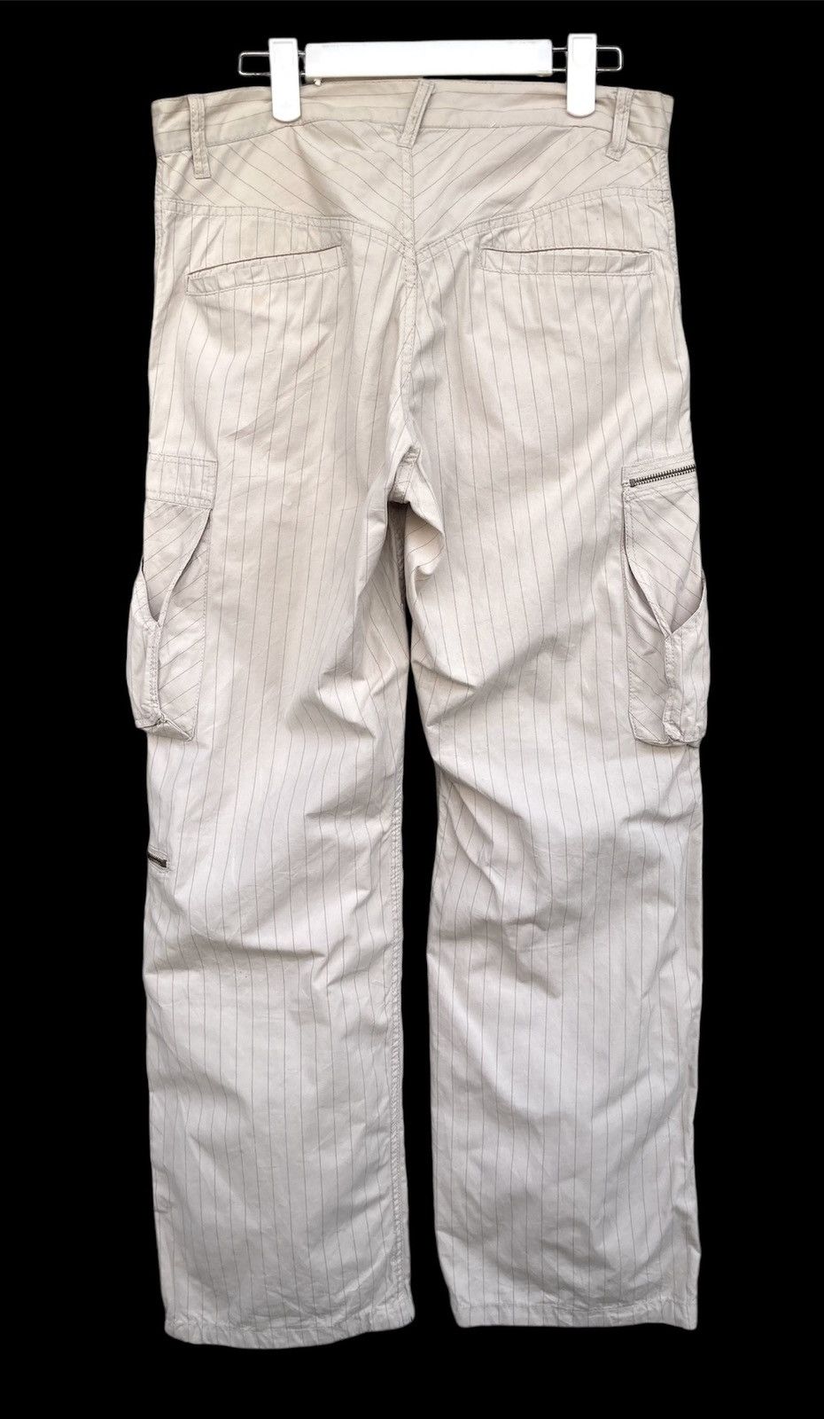 PPFM PPFM Stripe Japanese Cargo Pants Size US 34 / EU 50 - 2 Thumbnail