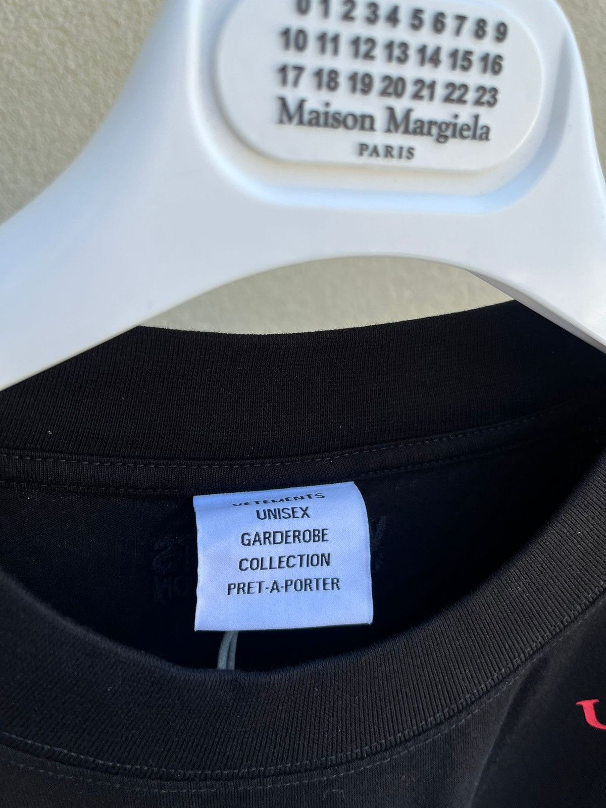 Vetements Maybe Mental T-Shirt in Black Size US XL / EU 56 / 4 - 18 Thumbnail