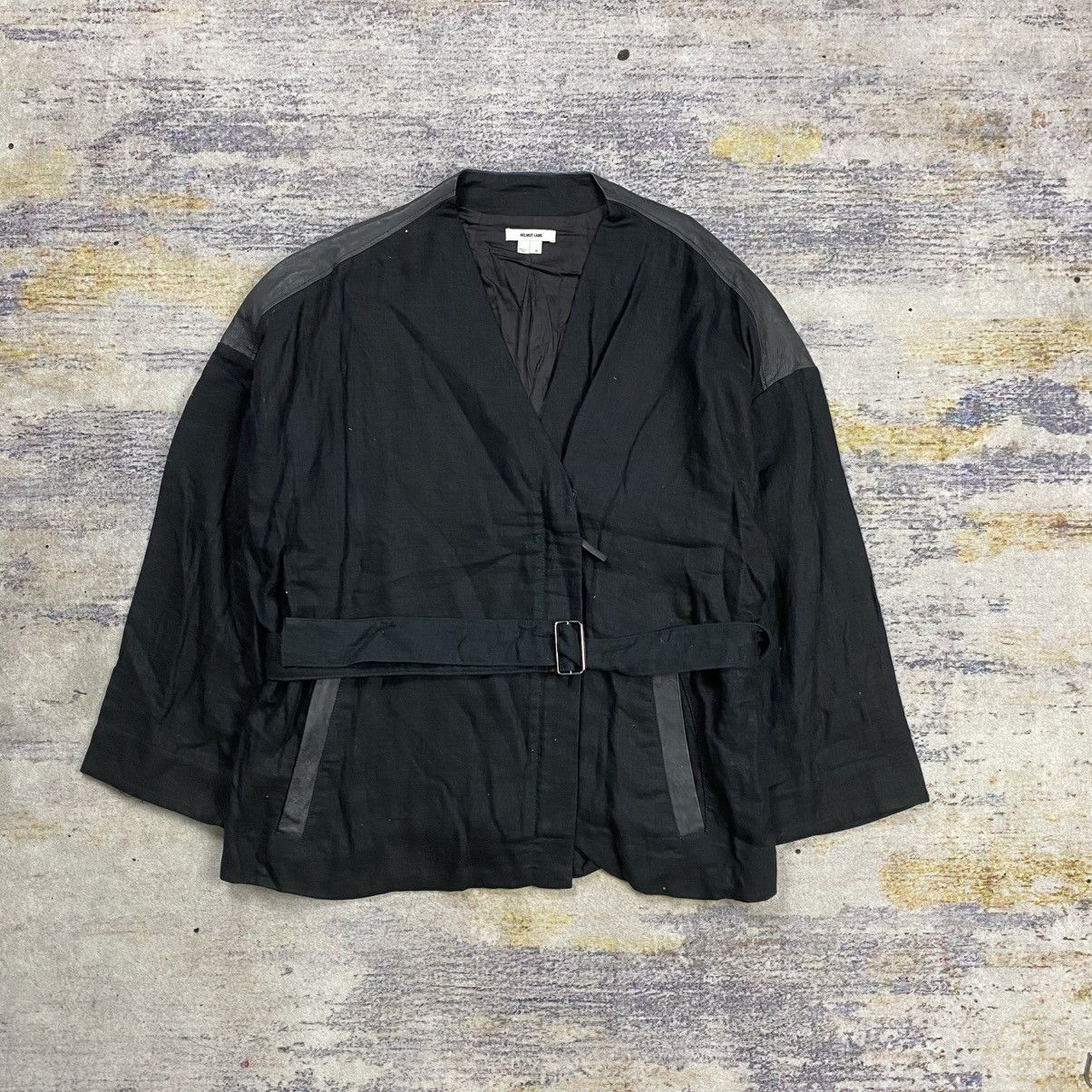 Helmut Lang Helmut lang outer jacket mix leather Size US S / EU 44-46 / 1 - 1 Thumbnail