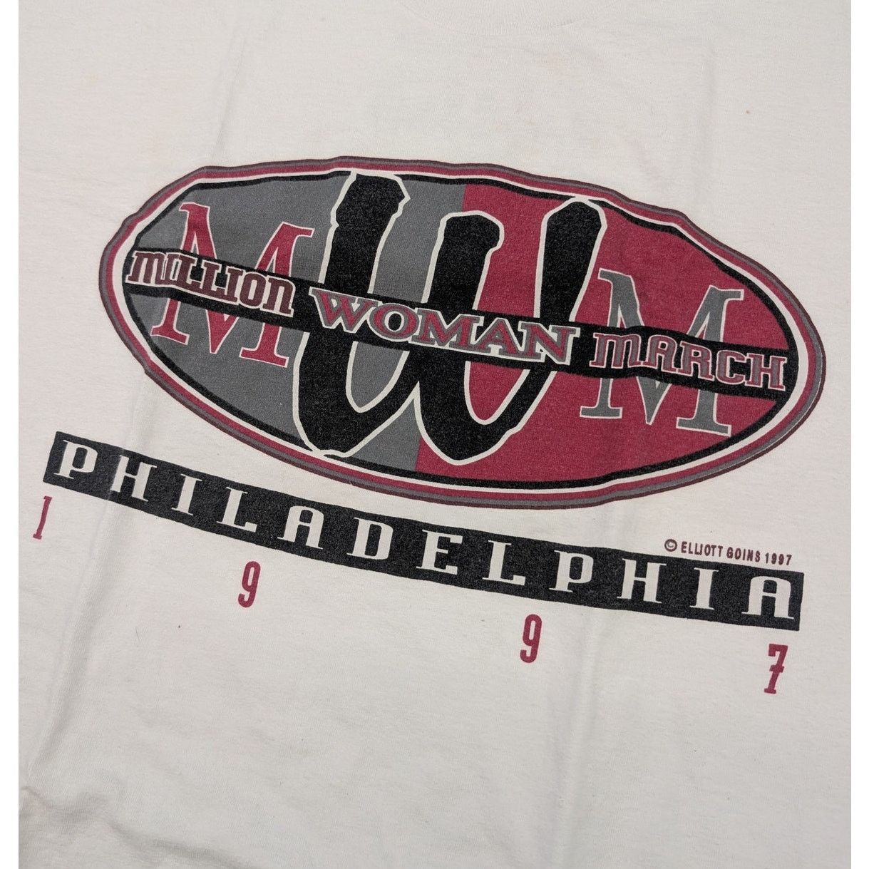 Vintage Vintage 1997 Philadelphia Million Women March t-shirt Size US XL / EU 56 / 4 - 2 Thumbnail