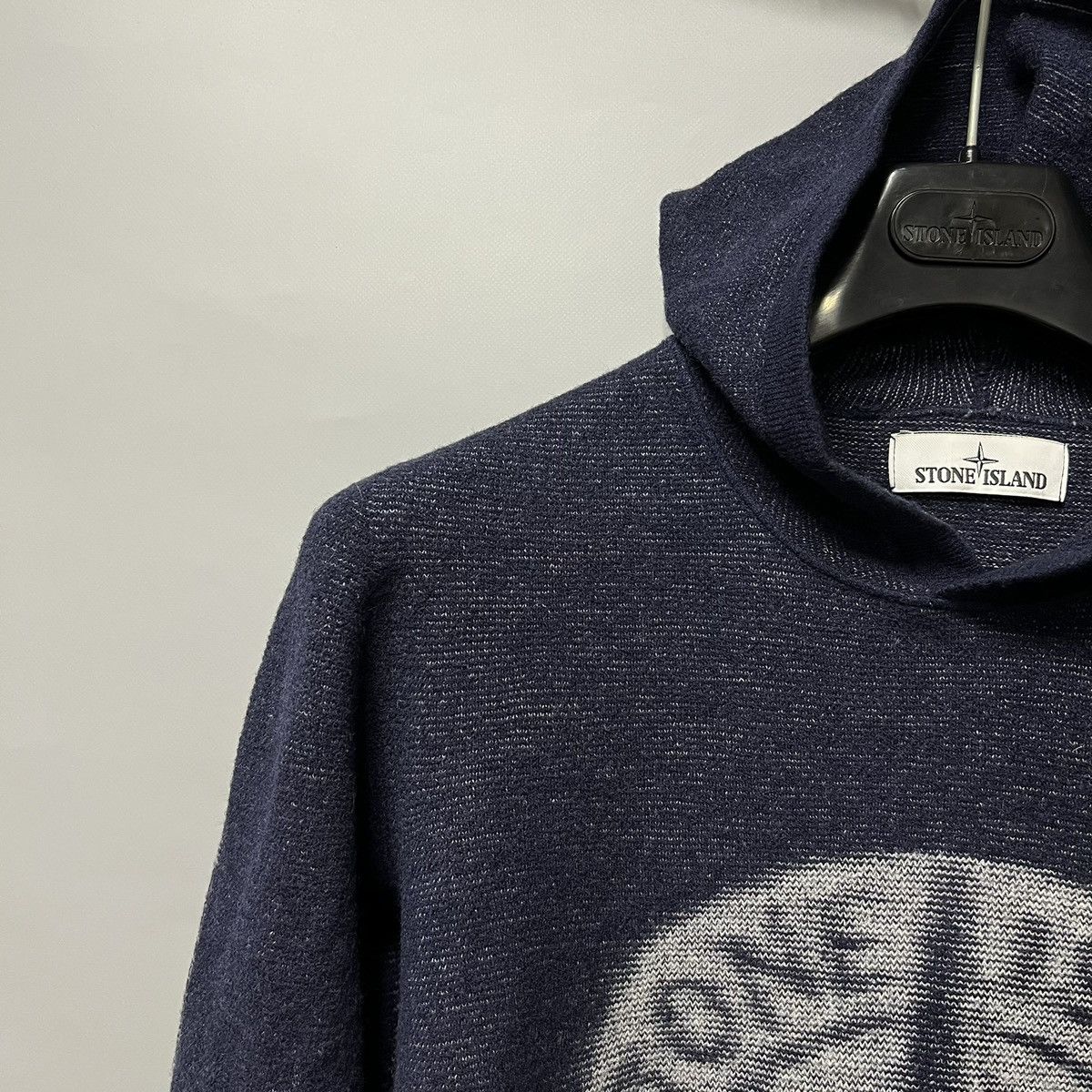 Stone Island Stone Island Sweater Hoodie Lana Wool Big Logo Size US S / EU 44-46 / 1 - 4 Thumbnail