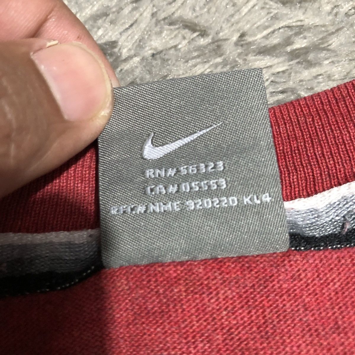 Nike × Vintage Y2k NIKE AIR CENTER BIG LOGO Size US L / EU 52-54 / 3 - 6 Thumbnail