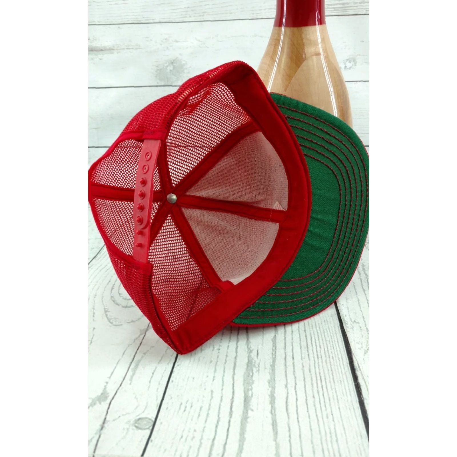 Vintage VINTAGE Conoco Uncommon Carrier Red SNAPBACK PATCH HAT Red Unbranded Adjustable Hat Mens Size ONE SIZE - 7 Thumbnail