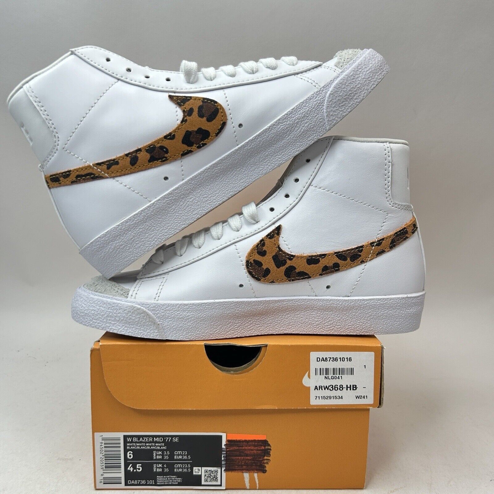 Nike Nike Blazer Mid ‘77 SE WMNS “Leopard” 2024 Size US 6 / IT 36 - 3 Thumbnail