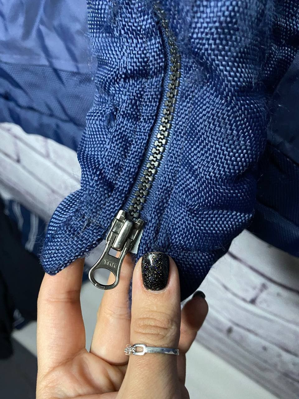 Nike Nike Vintage 90s Small Logo Blue Down Jacket Winter Parkas Size US L / EU 52-54 / 3 - 10 Thumbnail