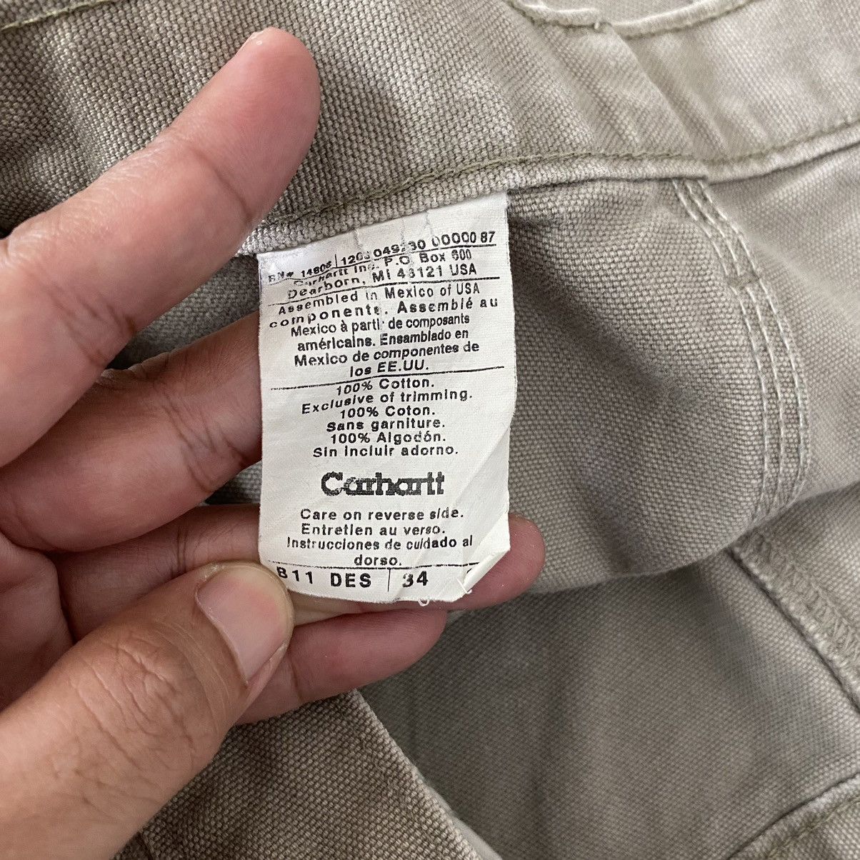 Carhartt Vintage Carhartt Desert Grey Carpenter Work Pants Size US 34 / EU 50 - 18 Thumbnail