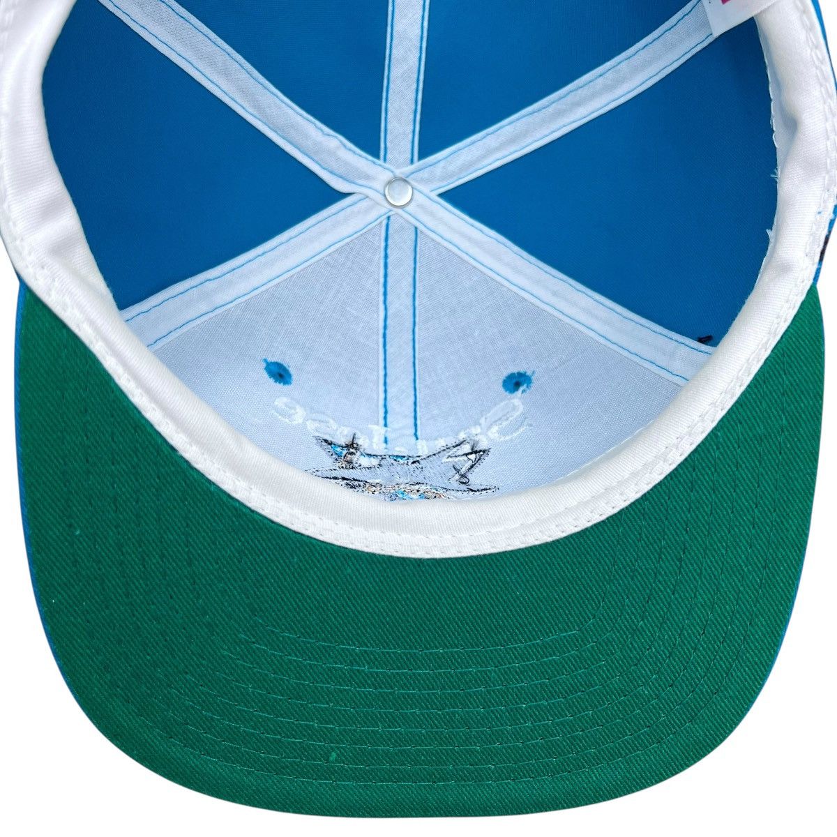 Nike × Twins Enterprise Inc. × Vintage Vtg 1990s NHL San Jose Sharks Split Bar Twins Enterprise Hat Size ONE SIZE - 9 Thumbnail
