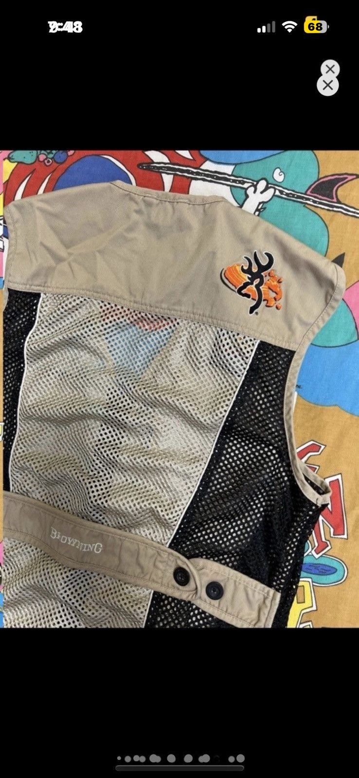 Vintage ***FINAL DROP***RARE 00s BROWNING HUNTING TECHNICAL VEST M-L Size US L / EU 52-54 / 3 - 8 Thumbnail