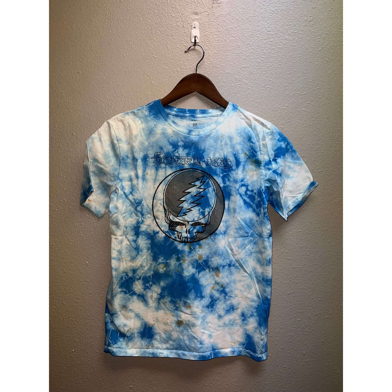 Gap Youth Grateful Dead Shirt Gap Kids Blue Tie Dye Tee XXL 2XL Size S / US 4 / IT 40 - 1 Thumbnail