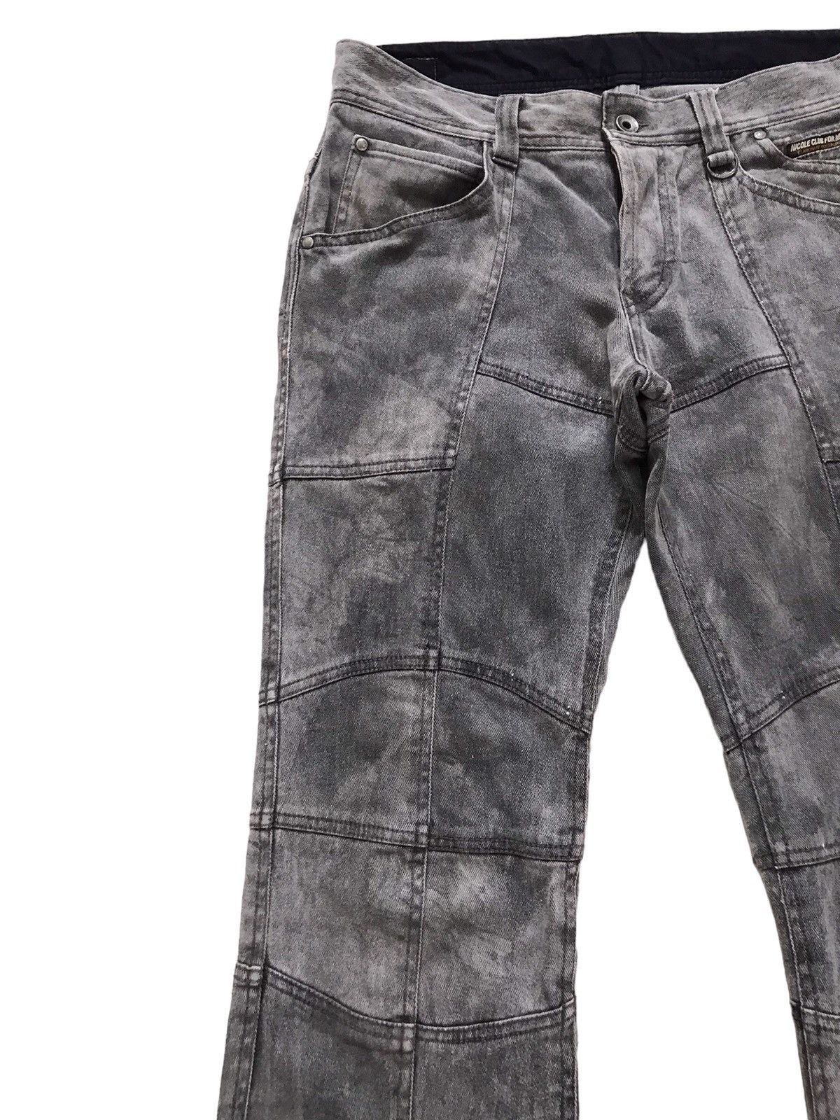Nicole Club Nicole Club Matsuda Designer Patchwork Denim Jeans Size US 30 / EU 46 - 2 Thumbnail
