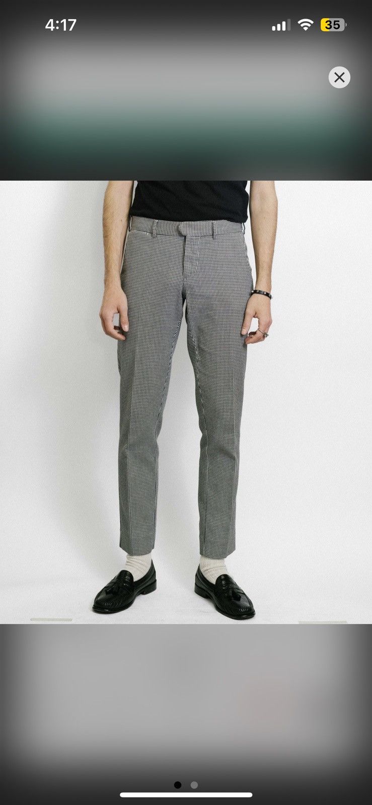J.Lindeberg J.Lindeberg Patterned slim fit pants Size US 29 - 6 Thumbnail